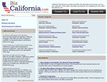 Tablet Screenshot of bizcalifornia.com